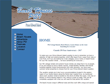 Tablet Screenshot of beachhousespei.com